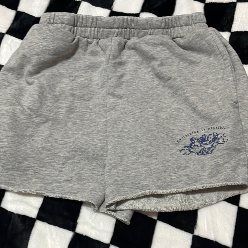 SHEIN Heather Gray Youth Shorts